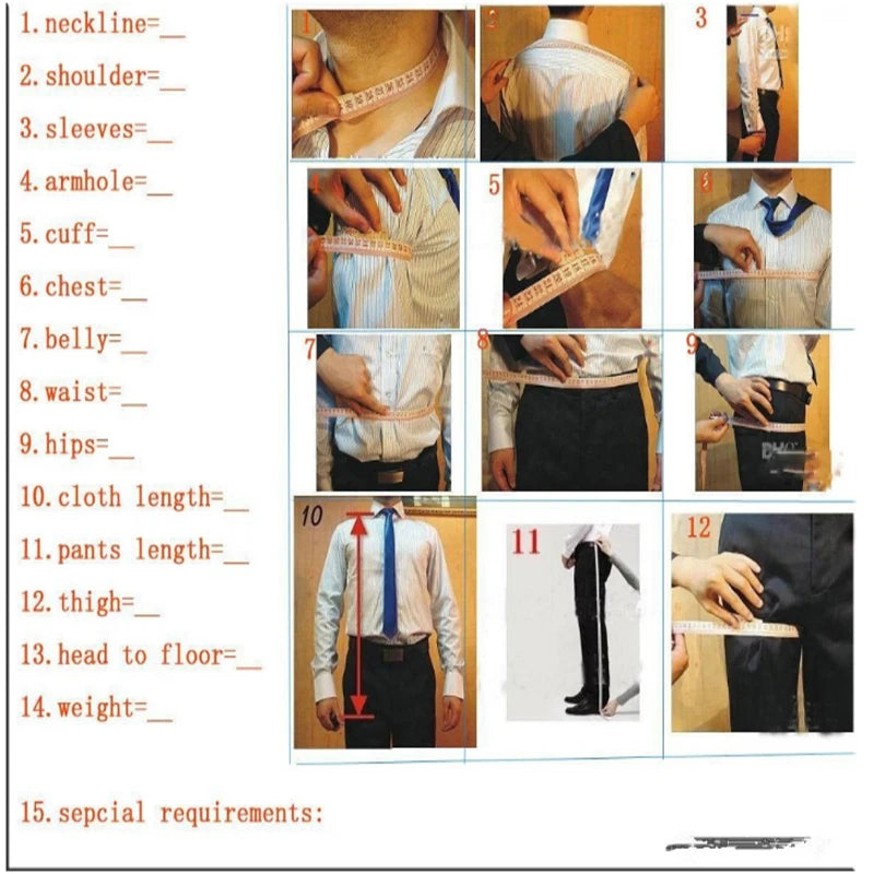 High Quality Blue Men Suit Casusl Blazer Single Breasted Stand Collar African Slim Fit Modern Style Outfits Jacket Pants
