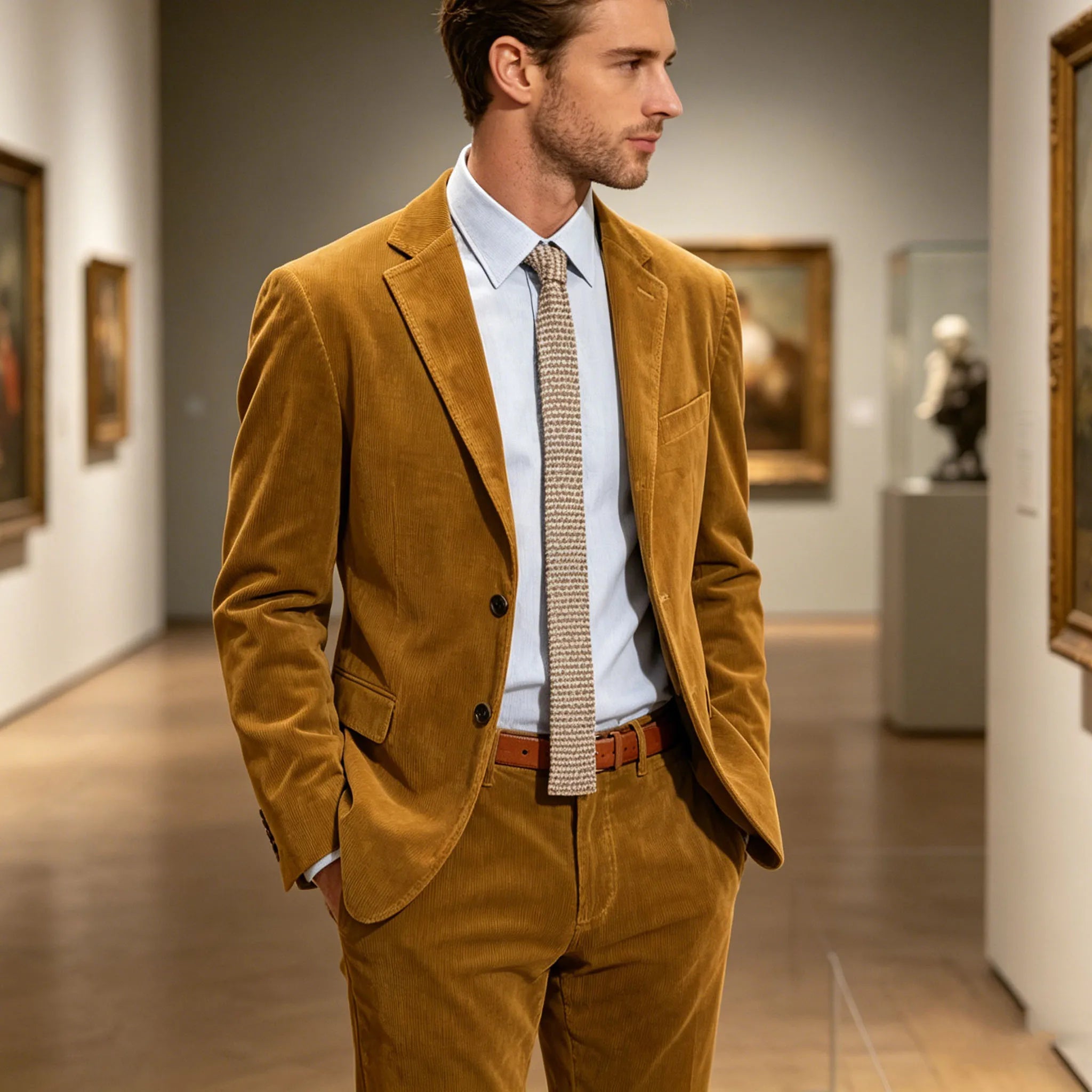 Men's Velvet Suit Vintage Solid Color Slim Fit Notched Lapel 2 Piece Jacket Pants Formal Set For Groom Wedding Business Casual