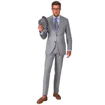 Gray Men's Buttons Classic Style Suit Jacket & pantalon