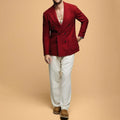 Double Breasted 2 Pieces Jacket Pants Men's Suit Sets Wedding Groom Tuxedo Formal Occasion Blazer Set Best Man Costumes Hommes