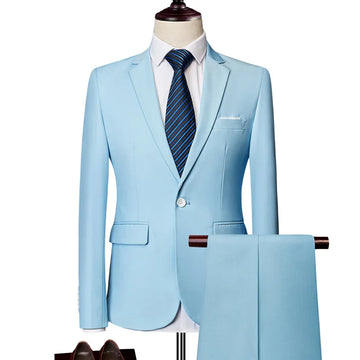 H44 Fashionable Temperament Formal Business Casual Suit Suit Two Piece Wedding Dress Office Men