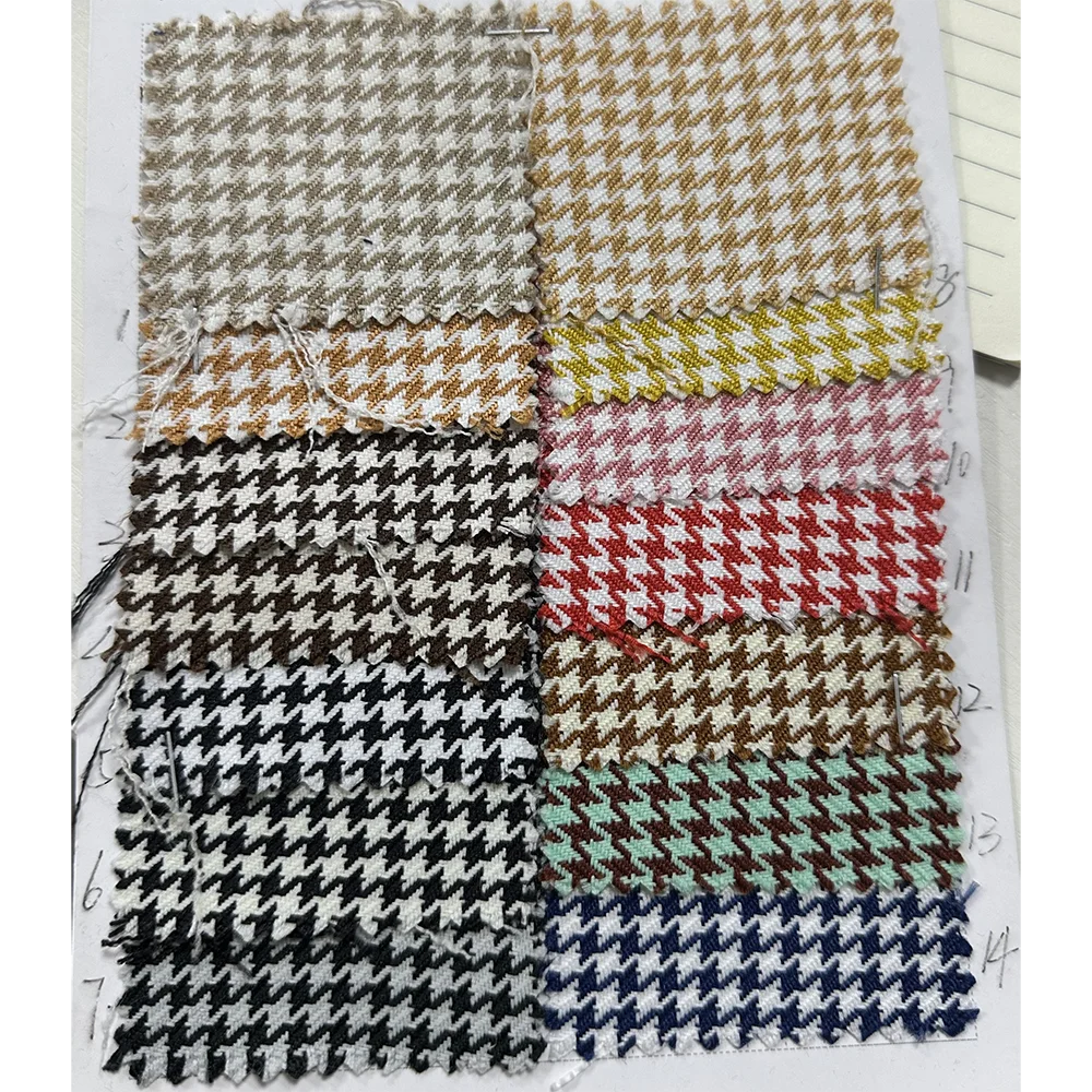 Chic Houndstooth Man Suit Costume Notch Lapel Single Breasted High Quality Slim Fit Outfit Business Office Formal Clothes