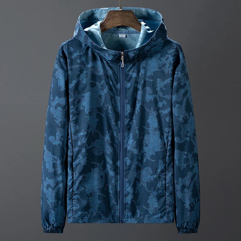 Men's Breathable Daily Travel and Sports Sun Protection Lightweight Breathable Protection Jacket Fishing Jacket Climbing Jacket