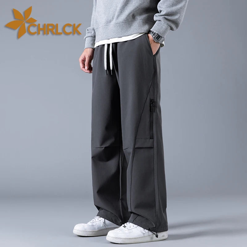 CHRLCK Men's Cargo Pants Hiking Trousers Quick Drying Men Waterproof Breathable Fishing Trekking Camping Outdoor Sport Pants