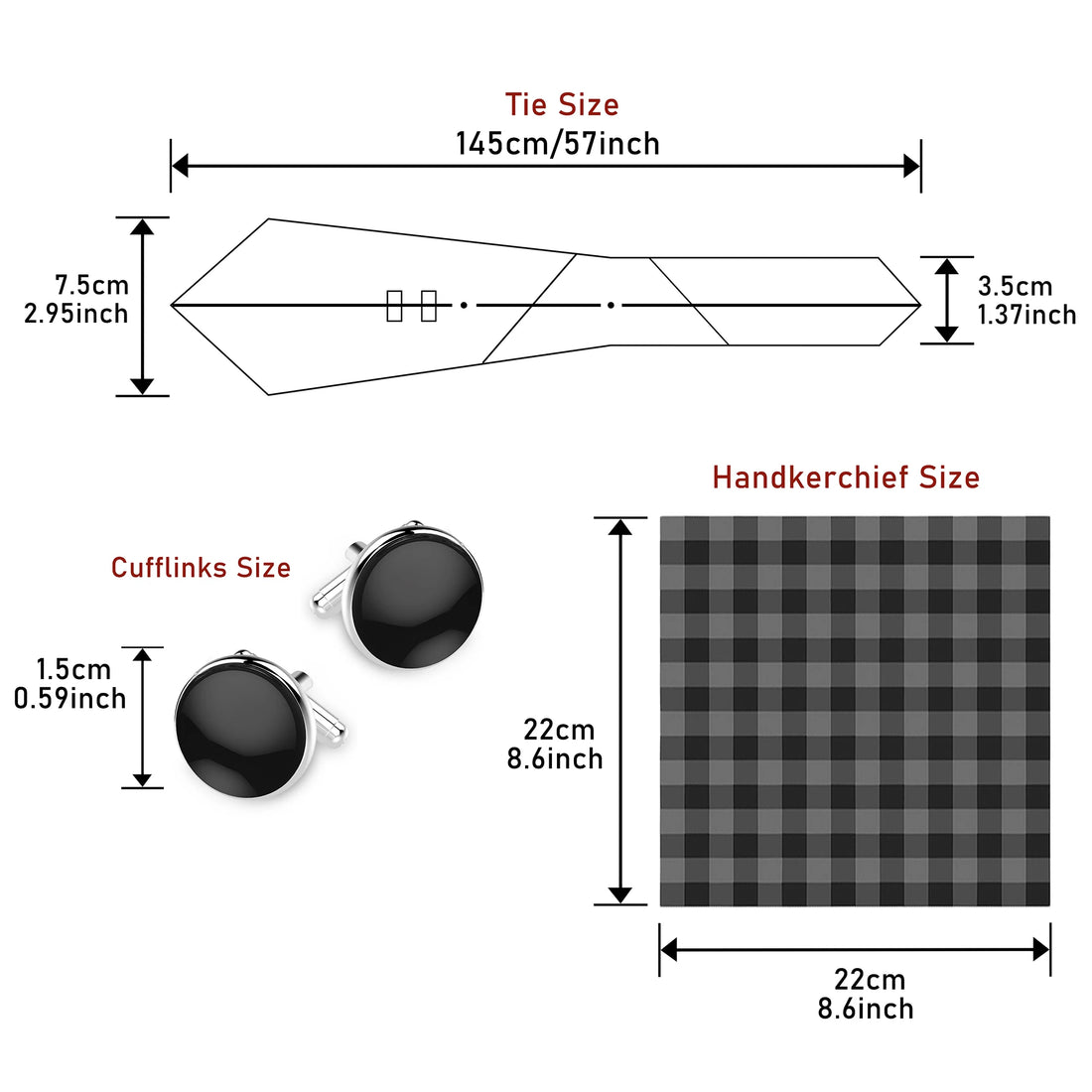 Top Grade Fashion Blue Dot Tie Pocket Square Cufflinks Set For Men Gift Box Wedding Gravatas Fit Formal Party