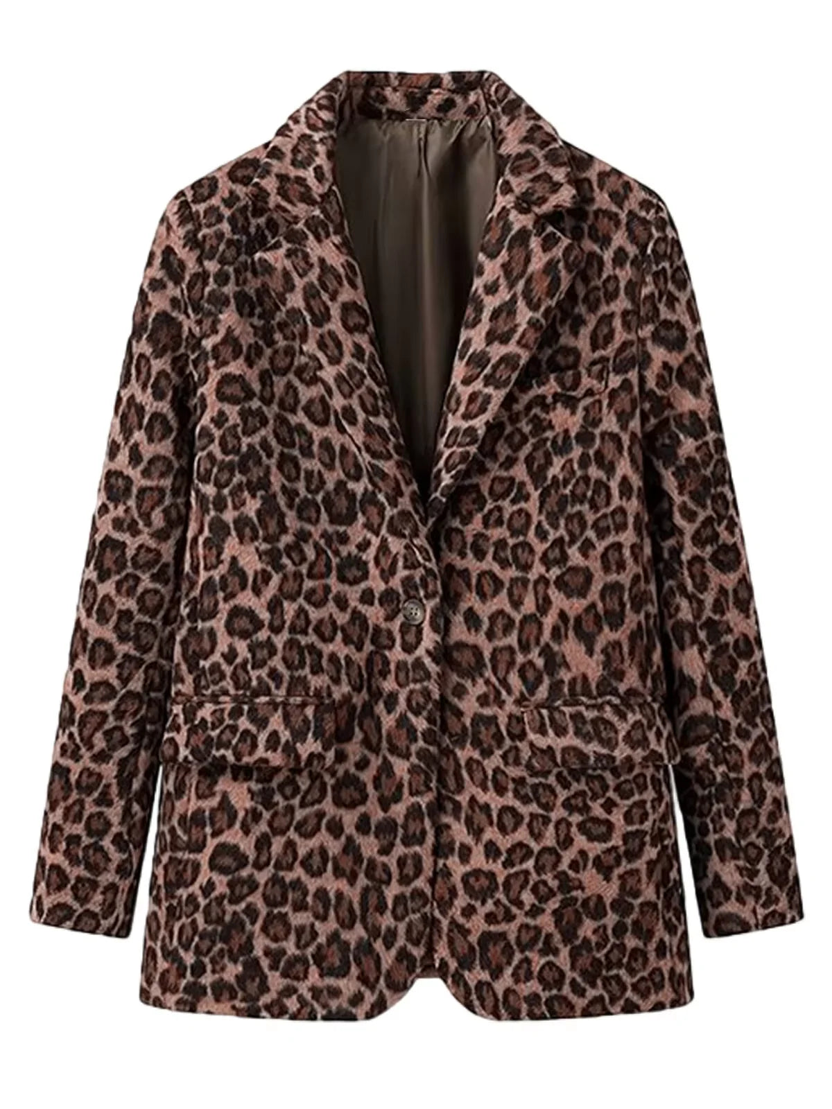 Men's Suits Leopard Blazer Luxury Casual Peak Lapel Single Breasted Slim Fit 1 Piece Jacket Party Handsome Customized Sport Coat