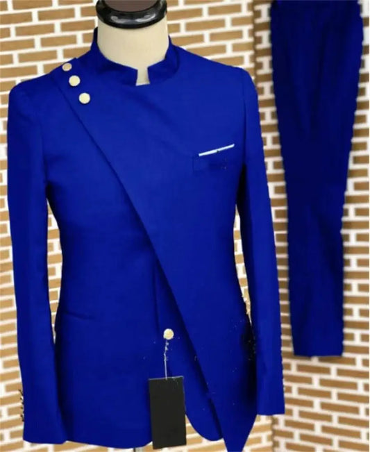 Traje de blazer para hombres trajes de atuendo de 2 piezas de alta calidad 2024 pantalones ropa para hombres moda de la boda de la boda disfraz