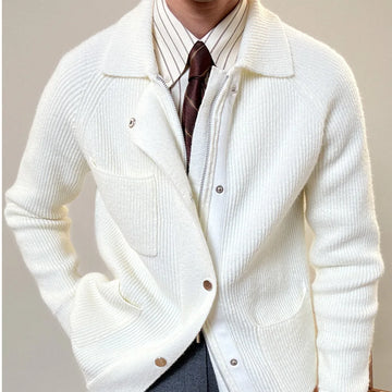 Swater Men's Autumn Winter New Collar Collar Cardigan Cardigan Hombres engrosados, Séter de negocios Hombre Botones