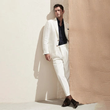 2 Piece Suit Jacket Trousers/Fashion Men's Casual High Quality Business Slim Groom Wedding Formal Suit Terno Masculino