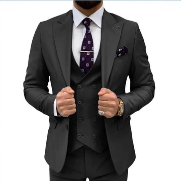 Latest Olive Green Men Suits for Groom 3 Piece Classic Wedding Tuxedo Notched Lapel Best Man Slim Fit Blazer Trajes De Hombre