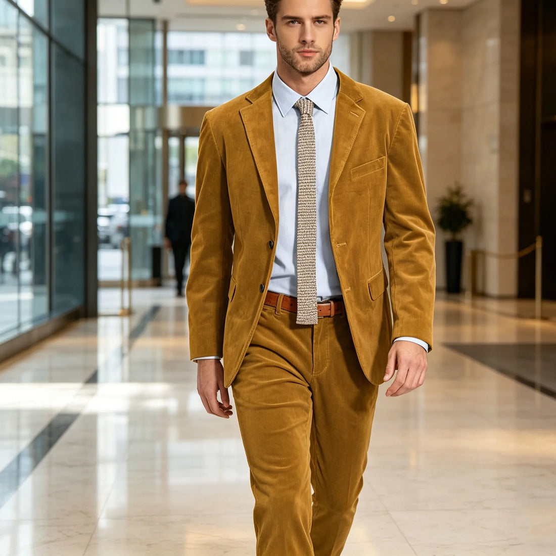 Men's Velvet Suit Vintage Solid Color Slim Fit Notched Lapel 2 Piece Jacket Pants Formal Set For Groom Wedding Business Casual