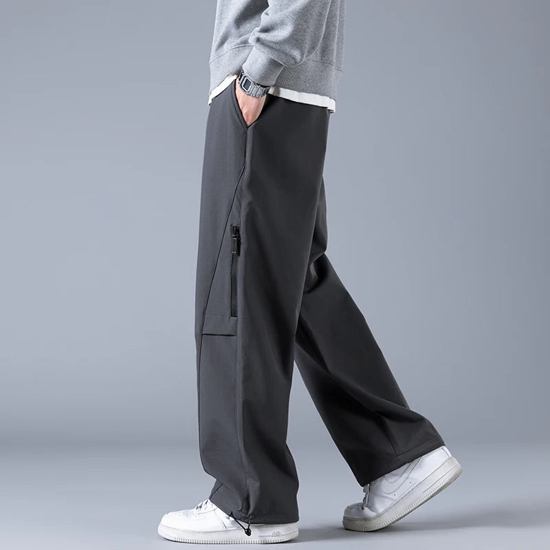 CHRLCK Men's Cargo Pants Hiking Trousers Quick Drying Men Waterproof Breathable Fishing Trekking Camping Outdoor Sport Pants