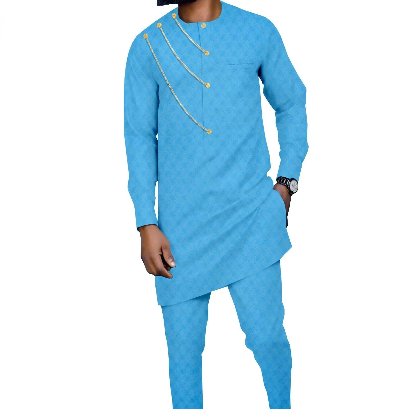 2025  New Casual Fashion African Ethnic Men's Suit  Ropa Para Hombres Conjunto Hombre Clothes for Men 한국 명품의류 Costume Homme