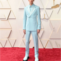 Slim Fitted Men Suits Notched Lapel Slim Solid Color Male Outfit Two Pieces Fashion Elegant Prom Party Set(Blazer+Pants)