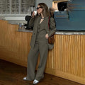Office Business Suits Set Chic Outfits Autumn Jacket Pants Vest Smart Casual 3 Pieces Female Suit Trajes De Mujer Elegante