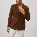 2025 New Style Stylish Men's Suit 2 Pieces Jacket Pants Casual Travel Commute Work Office Male Suits Set