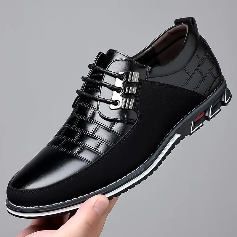 2024 Autumn Business Casual Shoes for Men Trend Classic Leather Shoes Outdoor Men Sneakers Sewing Breathable Men's Dress Shoes